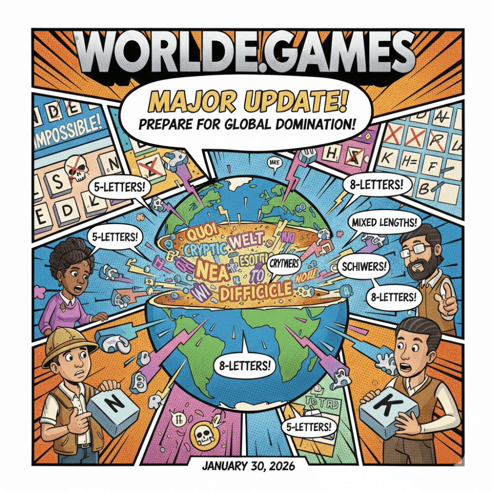 Worlde gets harder! Update!